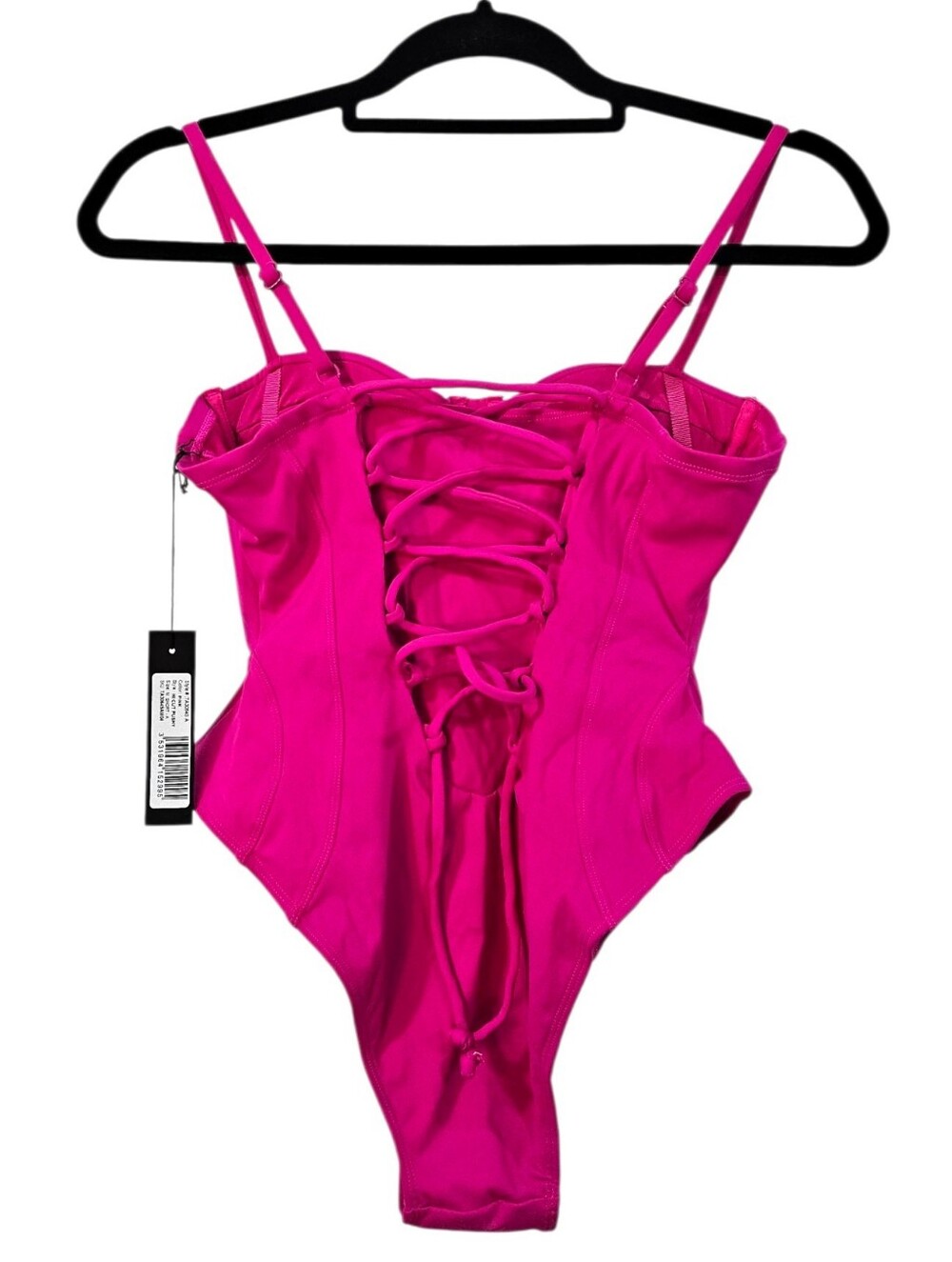 TA3 Hi Cut Pushy One-Piece Swimsuit - Picture 6 of 6